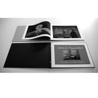 HahnemuhleA4 Black Hardboard Album w/ Natural Art Duo 256gsm - 20 Sheets