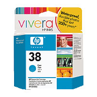 Hewlett-PackardC9415A HP38 Cyan Pigment Ink Cartridge