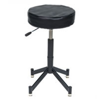 PhotogenicPG341Z Pneumatic Posing Stool with 4 Leg Tubular Base, and Vinyl Seat