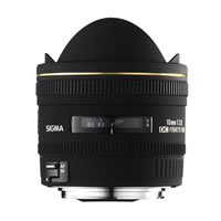 SigmaAF 10mm f/2.8 EX DC HSM Fisheye Lens for Canon