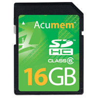 Acumem16GB SDHC Pro Card Class 6