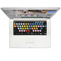 KB CoversAvid Media Composer Keyboard Cover for Powerbook/Macbook Pro Black