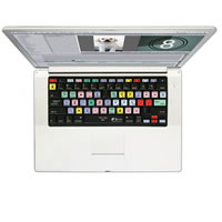 KB CoversFinal Cut Pro/Express Keyboard Cover for Powerbook/Macbook Pro Black