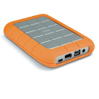 LaCie500GB Rugged Mobile Hard Disk FireWire 800/400, USB 2.0, 5400rpm, Bus Powered