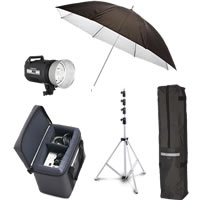 Elinchrom600RX Kit w/1x 600RX Dark Grey with Reflector Std Umb Std Bag Case