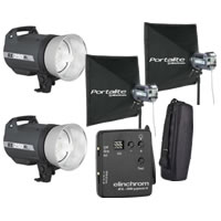 ElinchromBX 250/250Ri Basic Kit with 2x250, Transmitter, 2xSoftbox Bag