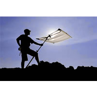California SunbounceSun-Swatter Pro 4'x6'  1/3 Translucent Kit with Frame, Screen and Shoulder Sling Bag