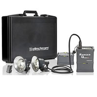ElinchromRanger Quadra  Lead Gel To Go Speed A Case Set with Quadra RX Pack, 2 x RQ A Heads, 1x Trans, 1xCase