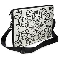 AcmeMadeSmart Little Laptop Sleeve NetBook Wet White Antik