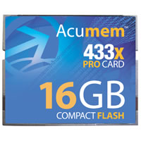 Acumem16GB Pro CF Card 433x