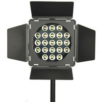 LS LightingLED Video Spot Light w/Dimmer (Round Unit - 21 large LEDs)