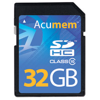 Acumem32GB SDHC Pro Card Class 10