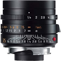 Leica35mm f/1.4 ASPH Summilux-M Black Lens (E46)