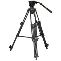 VarizoomAluminum Video Tripod w/75mm Fluid Head and Carry Case