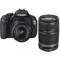 CanonEOS Rebel T3i w/ EF-S 18-55mm IS & EF-S 55-250mm IS