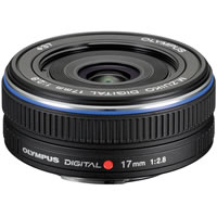 Olympus17mm f/2.8 Black Micro 4/3 Lens