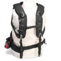 Porta-BraceAH-3H-MEMM Audio Harness w/ Memory Foam & Medium Belt