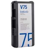 BebobV75 14.4V LiIon battery 75W V Mount