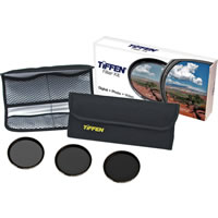 Tiffen77mm Neutral Density 3 Filter Kit  Contains: ND 0.6,0.9,1.2 Pouch