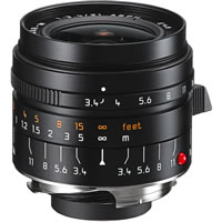Leica21mm f/3.4 ASPH Super-Elmar-M Black Lens (E46)