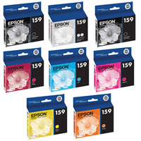EpsonStylus R2000 Color Ink Set 8 Cartridges