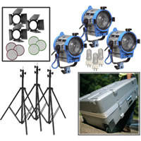 Arri Lighting650/3 Compact Fresnel Kit With Wheels
