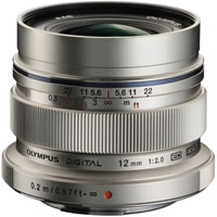 Olympus12mm f/2.0 Silver Micro 4/3 Lens