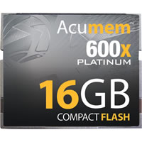 Acumem16GB Platinum CF Card 600x