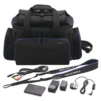 SonyACC-VA1BP Accessory Kit for HXR-NX70, NX3D1 & MC50 w/Bag, Battery, Charger, Remote