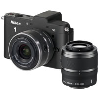 NikonNikon 1 V1 Black w/ 10-30mm VR & 30-110mm f/3.5-5.6 VR (B)