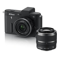 NikonNikon 1 V1 Black w/ 10mm f/2.8 & 30-110mm f/3.5-5.6 VR (B)