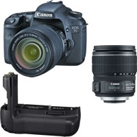 CanonEOS 7D w/ EF-S 15-85mm IS w/ BG-E7 Grip