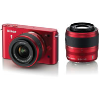 NikonNikon 1 J1 Red Dual Lens Kit (inc. 10-30mm & 30-110mm)