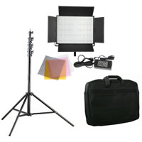 LED GoLG-1200CP LED Video Light With Carrying Bag And Light Stand