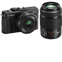 PanasonicLumix DMC-GX1 Black Body w/ 14-42mm & 45-175mm Lenses