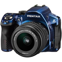 PentaxK-30 Blue w/ DA L 18-55mm Lens