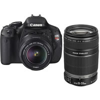 CanonEOS Rebel T3i w/ EF-S 18-55mm IS & EF-S 55-250mm  IS Bundle