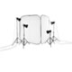6'x6'x7' Cubelite Kit w/4xTung 500Bulb,4xStand,1x11m Wt Paper