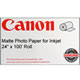24"x100'  Matte Coated Paper 170gsm - Roll