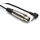 XLR (F) to 3.5mm Stereo Plug 1ft 