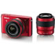 Nikon 1 J1 Red Dual Lens Kit (inc. 10-30mm &amp; 30-110mm)