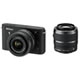 Nikon 1 J1 Black w/ 10-30mm VR &amp; 30-110mm f/3.5-5.6 VR (B)