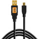 Tether Tools USB 2.0 to Mini B Cable, 15 ft 5 pin, Black