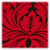 Drop It ModernVixen 9x9' Red/Black Backdrop&nbsp;1