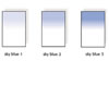 Lee Filters 100x150mm Sky Blue Graduated Resin Drop In Filter Set Includes Sky Blue 1, Sky Blue 2, and Sky Blue
