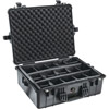 Pelican 1600 Case Black w/Dividers