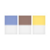 Lee Filters 100x150mm Landscape Graduated Resin Drop In Filters Set Includes Real Blue 2, Sepia 2, and Str