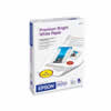 Epson 8.5"x11" Premium Bright White Paper - 500 Sheets