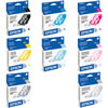 Epson Stylus R2400 Color Ink Set 8 Cartridges w/Photo Black
