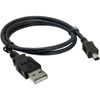 Cables USB 2.0 6' Cable (A) to Mini USB 4 Pin